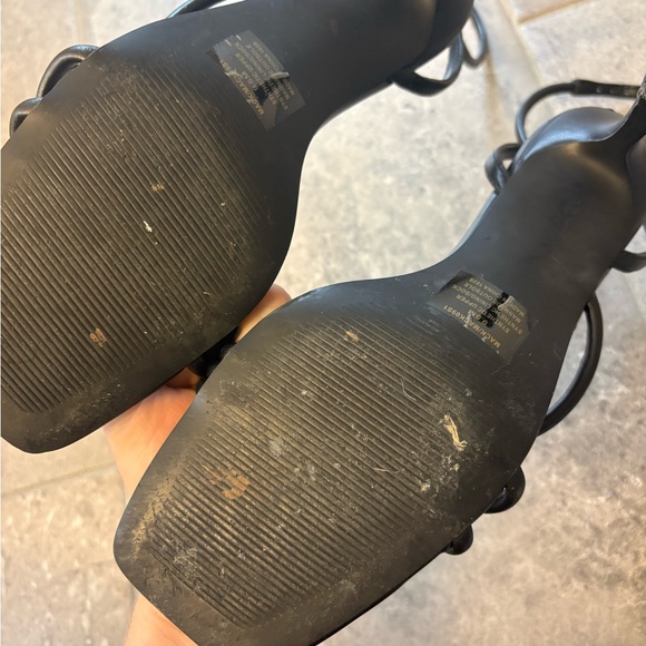 Steve Madden Strappy Leather Heels - Picture 3 of 5